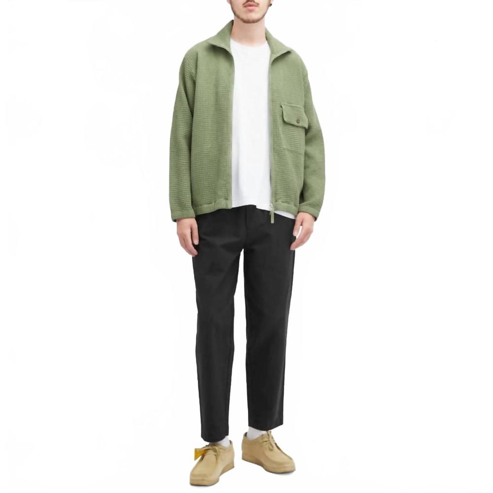 NEW FOLK drawcord assembly pants in soft black